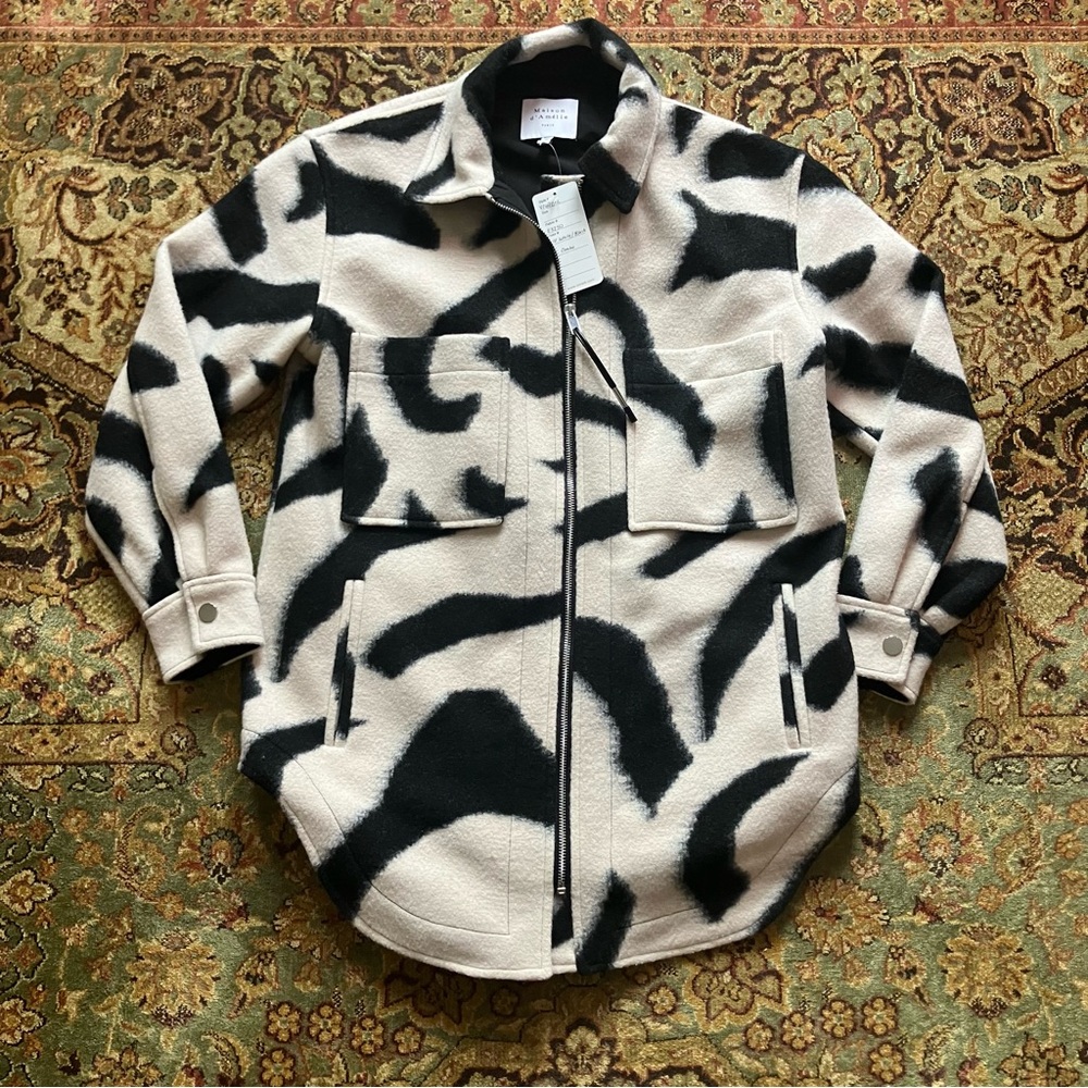 NWT Maison D’Amelie Black and Cream Women's Jacket